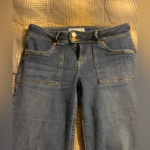 Garage Clothing Size 7 Low Rise Flare Stretch Denim Jean
Color: Dark Indigo Blue - Picture 4 of 7